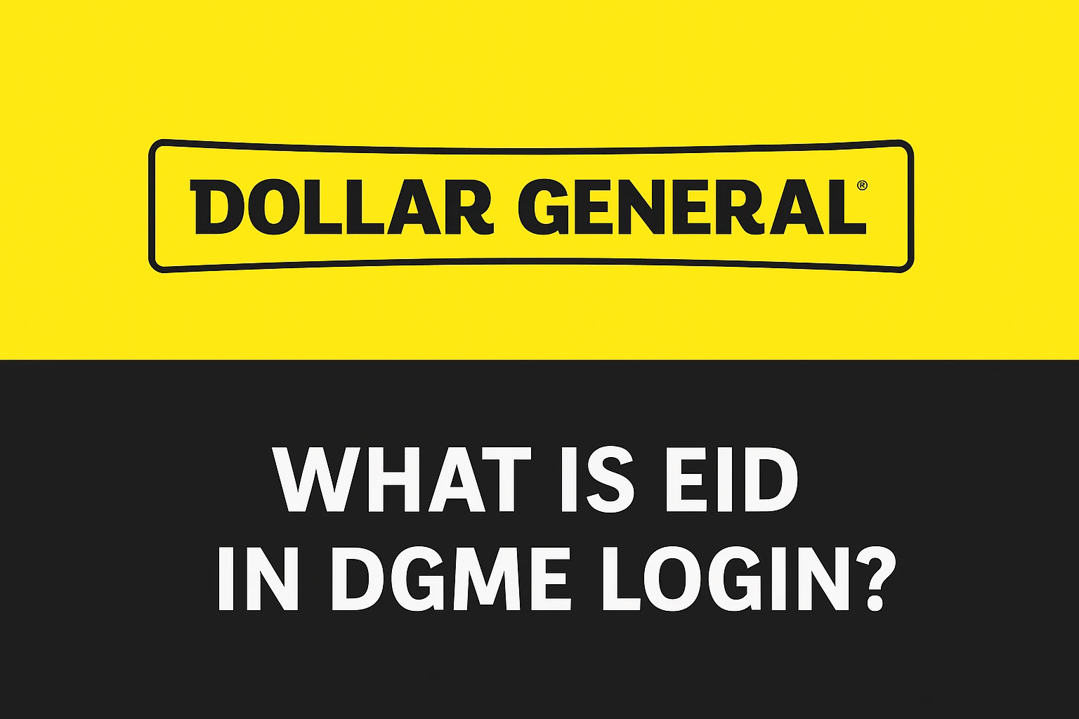what is EID in DGME Portal?